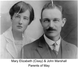 Mary Elizabeth (Cissy) & John Marshall Parents of May